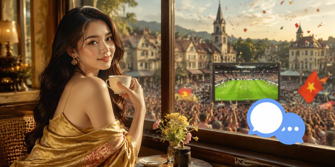 Người dùng Đà Lạt thư giãn bên ly cà phê và tham gia giải trí casino có trách nhiệm
