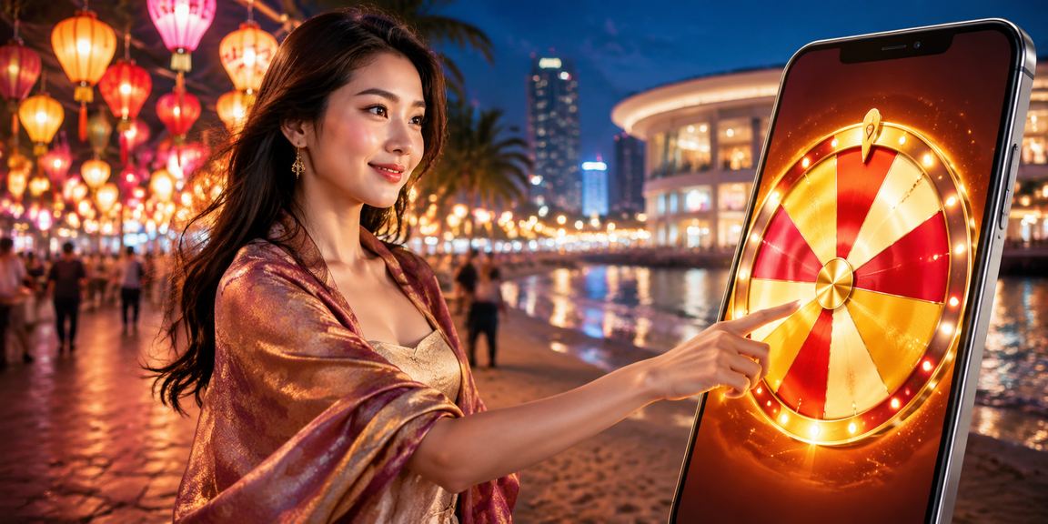 Người dùng Đà Nẵng trải nghiệm ứng dụng cá cược di động ytop1 tại chợ đêm